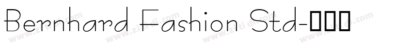 Bernhard Fashion Std字体转换